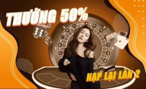 Nạp Lần 2 Tặng 50% Tại Nhà Cái ThienHaBet Siêu Hấp Dẫn